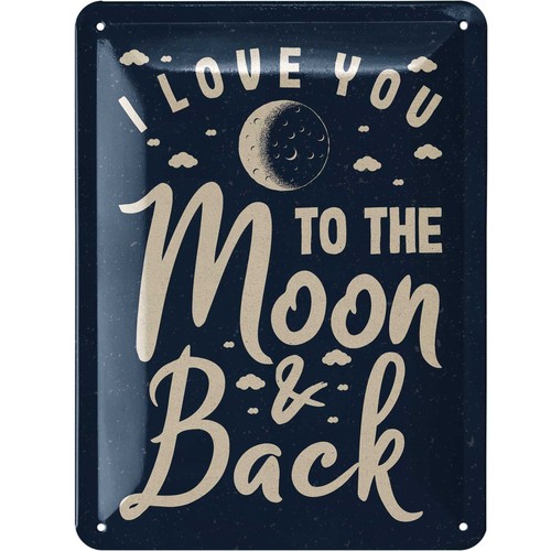 Blechschild love you the - blechschild, i