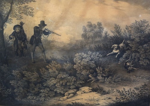 Die hasenjagd frühe - die,