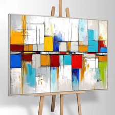Leinwand Bild Abstrakt Bunt