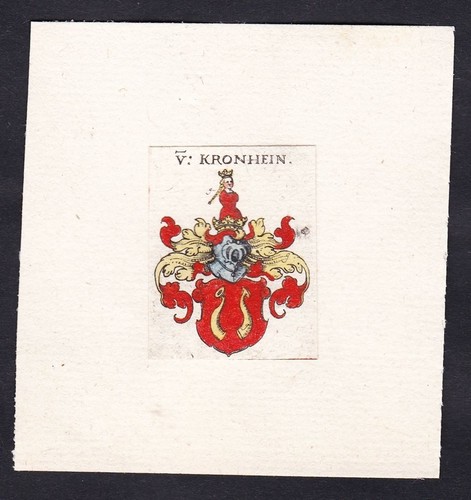Kronhein wappen coat - kronhein, arms