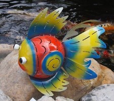 Gartenfiguren große Tiere Koi