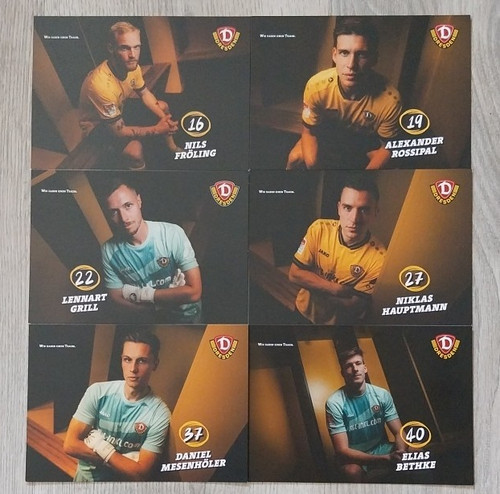 Autogrammkarten dynamo - 6,