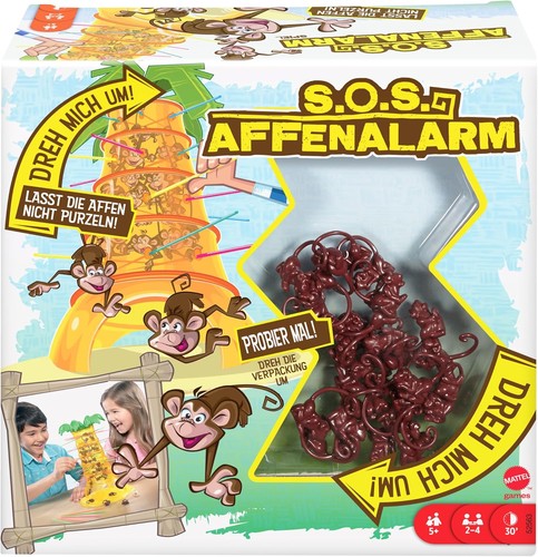 Mattel games sos affenalarm - mattel,