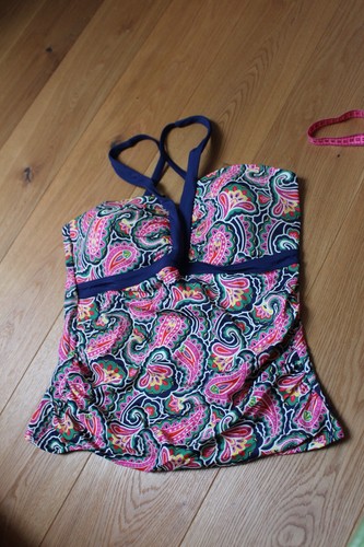 Damen boden tankini - tankini, oberteil