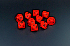 RPG 10x W10 Würfel Set Poly