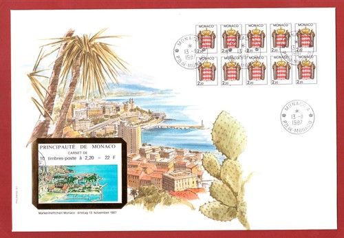 Monaco numisbrief - monaco,