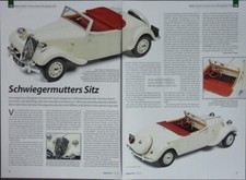 CITROEN TRACTION AVANT 11B CABRIO in 1-18 von Norev....ein Modellbericht #2001c