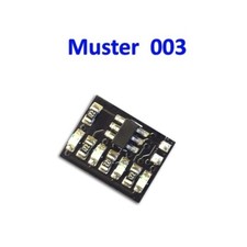 MoBa Blink Blitz Effekt Modul M003 blau 3-5V 4-Kanal LED PFM Eisenbahn Kirmes