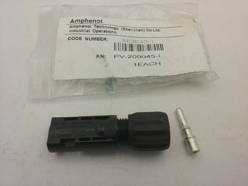 Mc4 amphenol h4cm6d solar - mc4,