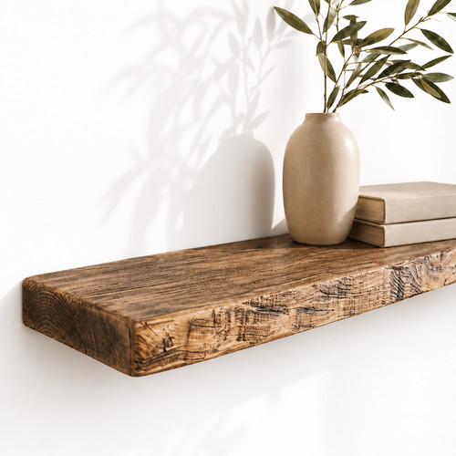 Wandregal holz massivholz - wandregal,