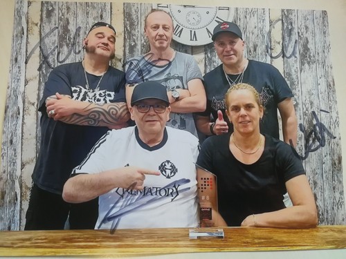 Crematory orig autogramme - -, orig.