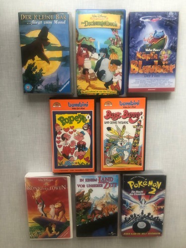Video sammlung kinderfilme 8 - ,