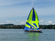 Für X-99 ua. ca.70qm Spinnaker ggf Gennaker Blister Furler VL-Länge 13-17m Segel