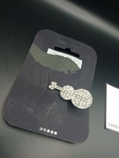 1x Gitarre Haarklammer, Haarspange, Mädchen Strass Damen Luxus ( E ) Modern 