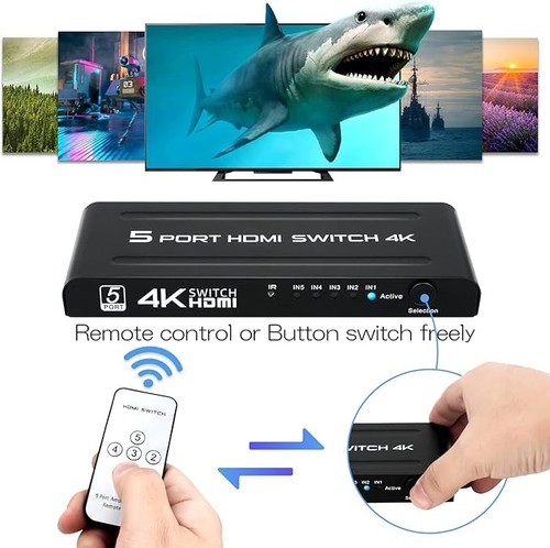 Hdmi splitter 5x1 - splitter,