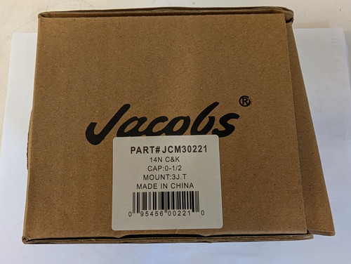 Jacobs 14n drill chuck 2 - chuck, 0-1/2"