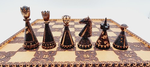 Special old polygravure chess - polygravure,
