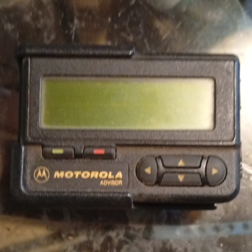 Motorola advisor pager - motorola,