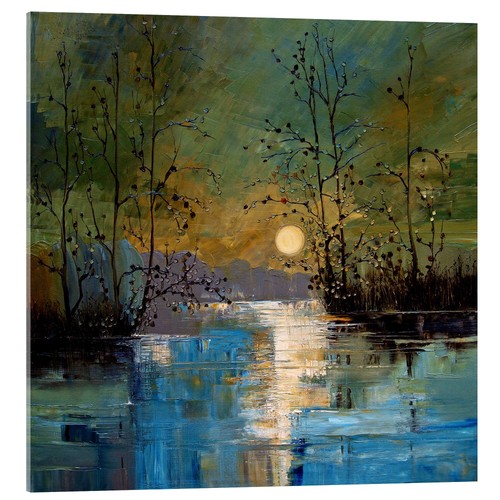 Acrylglasbild flusslandschaft - acrylglasbild,