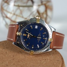 Breitling wings blue dial - wings,