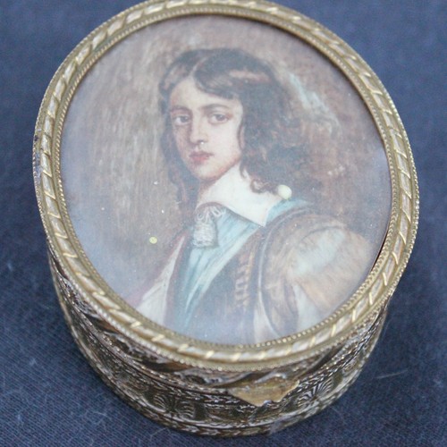 Antike biedermeier pillendose - antike,