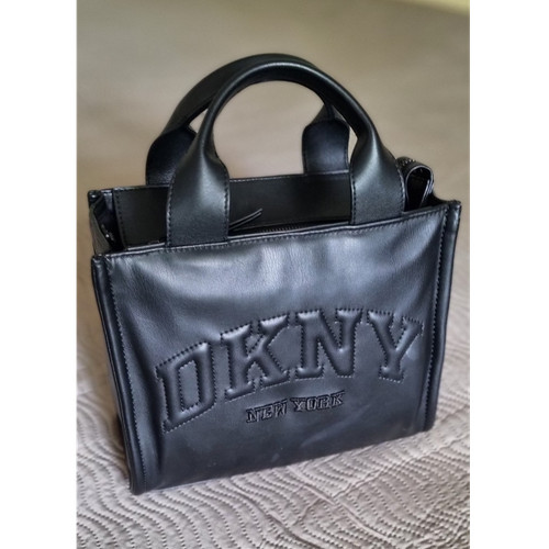 Dkny tragetasche leder - tragetasche, schwarz