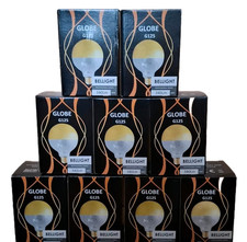 BELLIGHT Glühlampe Globe G125 E27 230V 40W Globelampe Kuppenverspiegelt