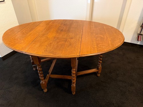 Gateleg tisch eiche antik - gateleg,