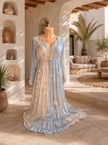 Maxi kleid boho chic - kleid,