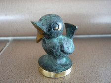 Gluttöter Messing Bronze Spatz Vogel Figur Bosse? Baller?