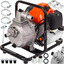 Benzin Wasserpumpe 5,2 PS Gartenpumpe 2-Takt Motorpumpe 1'' Teichpumpe Pumpe