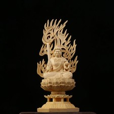 11" China Boxwood Wood Carved