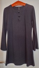 Kleid 70er schwarz true - 70er,