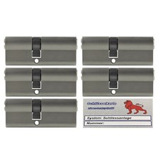 5x Profilzylinder 70mm 30/40