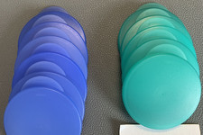 Tupperware Junge Welle  1 Deckel Ersatzdeckel 3219 blau + grün