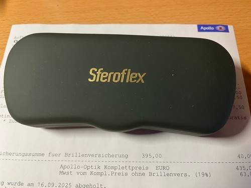 Gleitsichtbrille und 1 - 1,