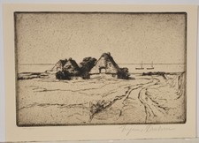 Ingwer Paulsen  /Radierung/handsigniert /signiert von O. Felsing Berlin/ 1923