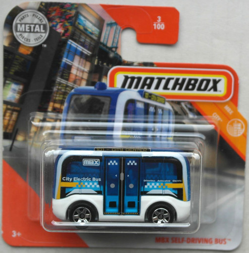 Matchbox self driving bus - self-driving,