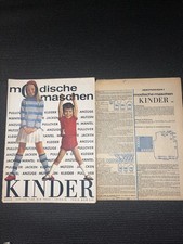 Kinder Modische Maschen 1965 Mode Verlag für Die Frau DDR