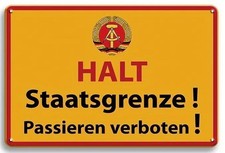 Blechschild 30x20 schild halt - 30x20,