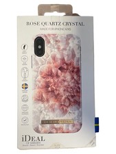 IDEAL of Sweden Handyhülle iPhone X/XS Rosa Rose Quartz Crystal Schutzhülle