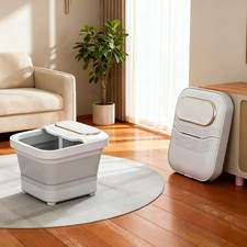 Fußsprudelbad Fußmassagegerät Fußbad Fußwanne Mit Massage & Warmhaltefunktion