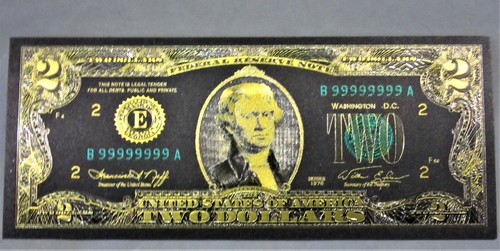 Dollar schein black - 2, $