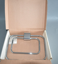 Grohe Doppel Handtuchhalter Handtuchring Vintage unverbaut Chrom Messing #F3
