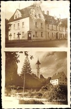 Ak Aulendorf in Württemberg, Gasthaus, Kirche,    - 4962012