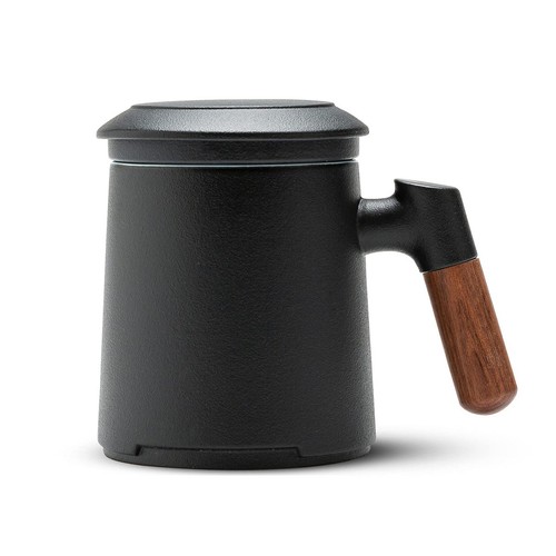 Teetasse mit deckel und sieb - teetasse,