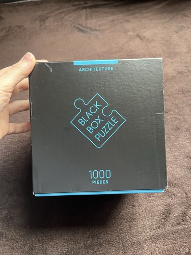 Black box puzzle - box, teile
