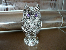 Eule Franklin Mint Metall  Art