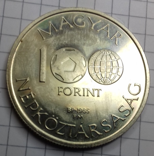 Ungarn 100 forint 1985 - -, fifa