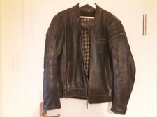 Motorradlederjacke XL